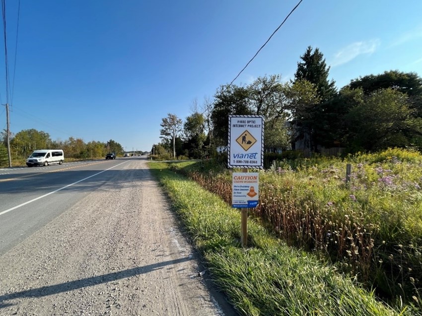 Durham Region road sign